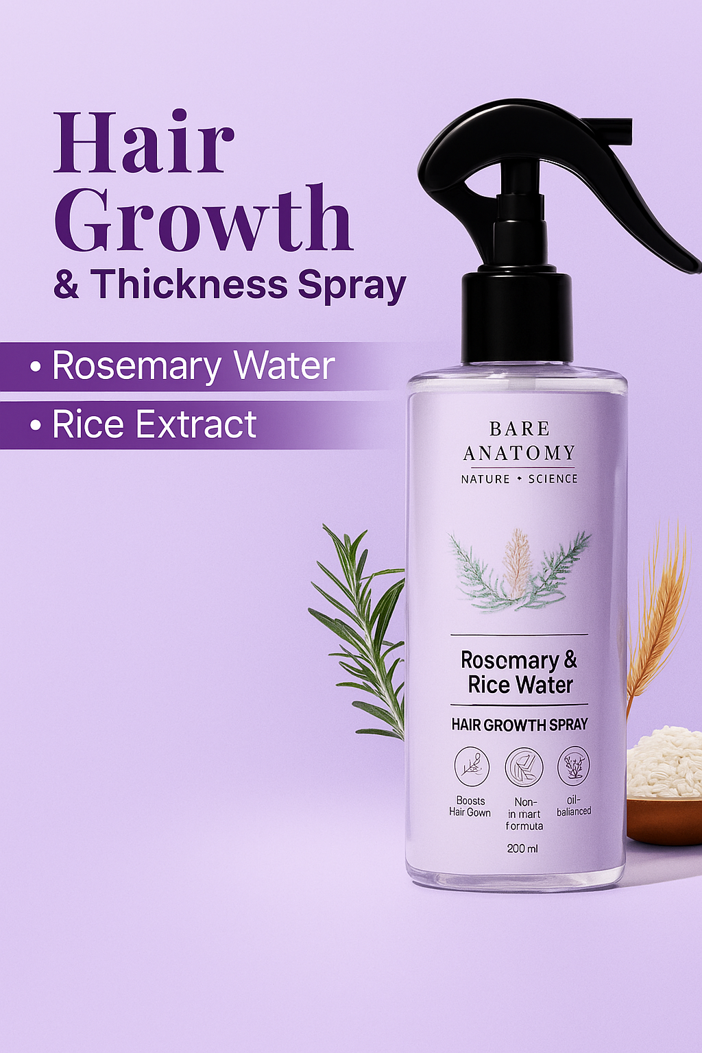 Rosemary Hair Growth Spray