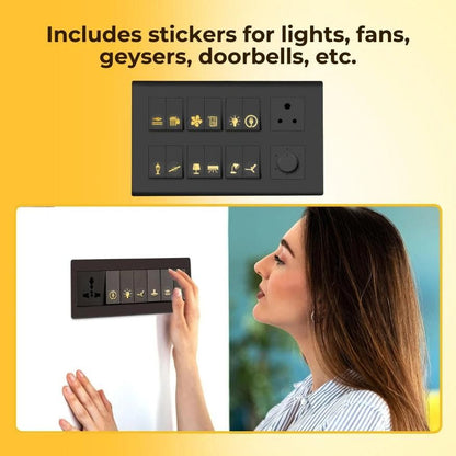 Gold Switch Stickers (100 Stickers)