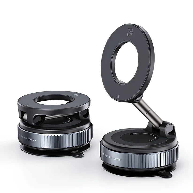 Vacuum Magnetic Suction Phone Holder (Sleek & Powerful)