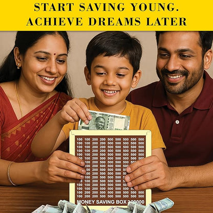 Premium Gullak With Gold Finish for ₹1 Lakh Savings